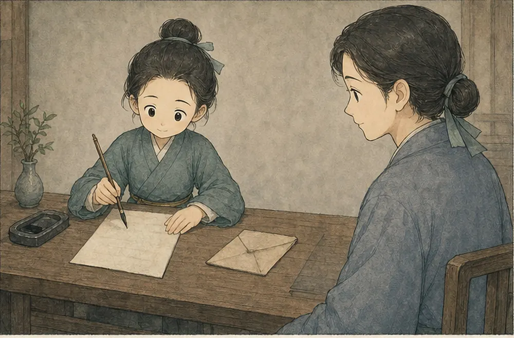 阿照写下简洁回复，并约对方当面核对。
